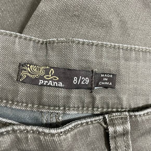 Prana Women's Gorpcore Gray Carlotta Crop Jeans - Size 8/29 - Skinny Leg Pants - Picture 5 of 10
